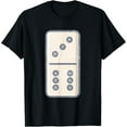 thumbnail image 1 of Dominoes Domino Effect Domino Tiles Retro Board Game Gift T-Shirt, 1 of 4