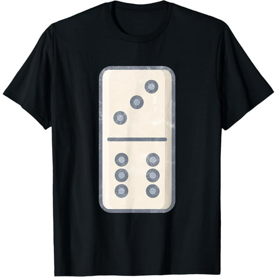 Dominoes Domino Effect Domino Tiles Retro Board Game Gift T-Shirt