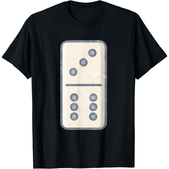 Dominoes Domino Effect Domino Tiles Retro Board Game Gift T-Shirt