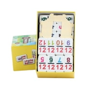CHH Double-12 Dominoes Set   Professional-Size Numeral Tiles for Family & Tournament Play
