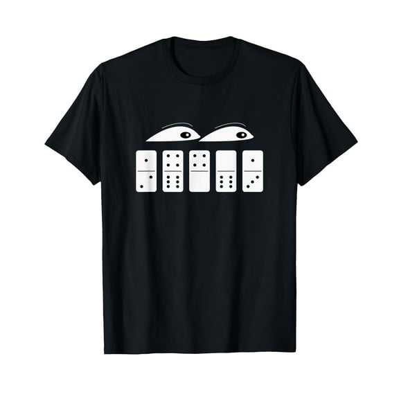 Dominoes Player is watching behind the Dominos T-Shirt