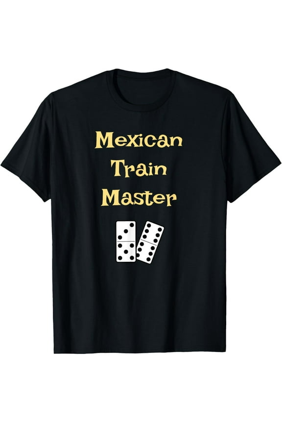 Dominoes Shirt Funny Mexican Train Master Graphic T-Shirt