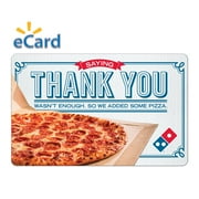 Dominos $25 Thank You eGift Card