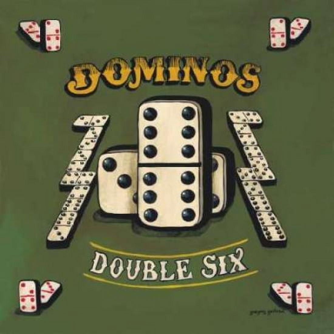 Dominos Canvas Art - Gregory Gorham (24 x 24)