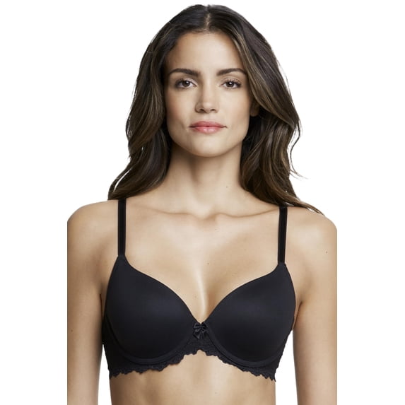 Dominique Lacee Everyday Contour Lace T-Shirt Bra #3501 – Seamless Molded Foam Cups with Lace Band (Lace Wings & Detailing)