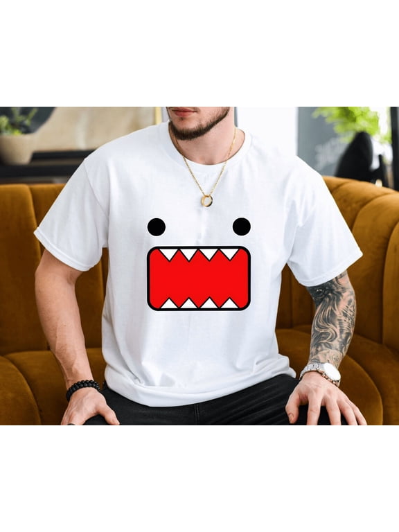 Domo Affliction Grunge Y2K Emo Scene Graphic Unisex T-Shirt, up to size 3XL.
