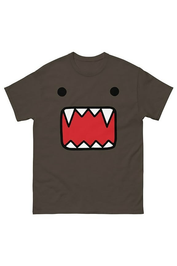 Domo Kun Face T-Shirt, Monster Eyes mouth shirt, Cartoon graphic