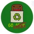 thumbnail image 1 of Domo-Kun Go Green 1.25" Button, 1 of 1