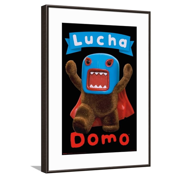 Domo - Lucha Libre Power Canvas Wall Poster, 14.725" x 22.375"