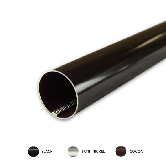 Domovina 1.5" Decorative Pole 8 feet long-Color:Cocoa