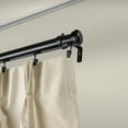 thumbnail image 1 of Domovina 1" Edda Cordless Traverse Rod-Color:Black,Size:28-48", 1 of 1
