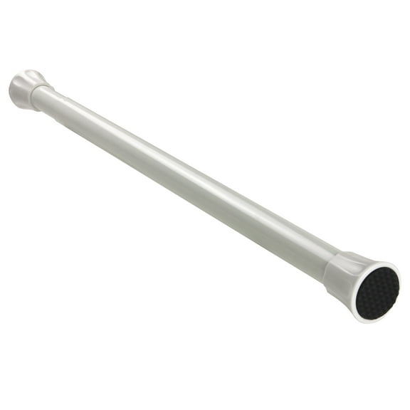 Domovina 1" Twist-Lock Spring Tension Rod-Color:White,Size:19-28"