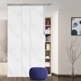 thumbnail image 1 of Domovina 3 Panel Track Vertical Blinds, Adjustable 36-66"W x 116"H - Bloom, 1 of 7