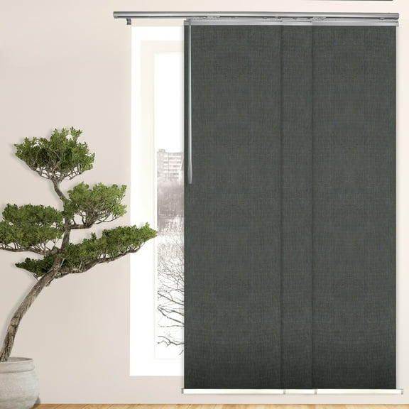 Domovina 3 Panel Track Vertical Blinds, Adjustable 36-66"W x 91.4"H - Adelaide