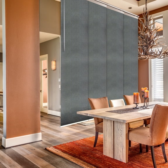 Domovina 4 Panel Track Vertical Blinds, Adjustable 48-88"W x 91.4"H - Else