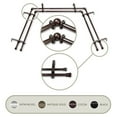 thumbnail image 1 of Domovina 5/8" Bay Window Double Curtain Rod-Color:Cocoa, 1 of 1