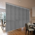 thumbnail image 1 of Domovina 6 Panel Track Vertical Blinds, Adjustable 70-130"W x 91.4"H - Ripley, 1 of 7
