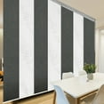 thumbnail image 1 of Domovina 7 Panel Track Vertical Blinds, Adjustable 110-153"W x 91.4"H - Bloom/Adelaide, 1 of 8