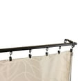 thumbnail image 1 of Domovina Adjustable Curtain Track Rod-Color:Black,Size:66-120", 1 of 1