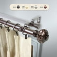 thumbnail image 1 of Domovina Amber 1" Double Curtain Rod-Color:Bronze,Size:160-240", 1 of 1