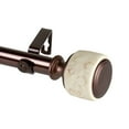 thumbnail image 1 of Domovina Andres 1-inch Single Curtian Rod-Color:Bronze,Size:120-170", 1 of 2
