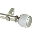 thumbnail image 1 of Domovina Andres 1-inch Single Curtian Rod-Color:Satin Nickel,Size:48-84", 1 of 2
