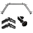 thumbnail image 1 of Domovina Arya 13/16" Bay Window Double Curtain Rod-Color:Black, 1 of 2