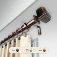thumbnail image 1 of Domovina Brock 1" Curtain Rod-Color:Bronze,Size:28-48", 1 of 1