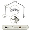 thumbnail image 1 of Domovina Charm 13/16" 4 Sided Bay Window Single Curtain Rod-Color:Satin Nickel, 1 of 2