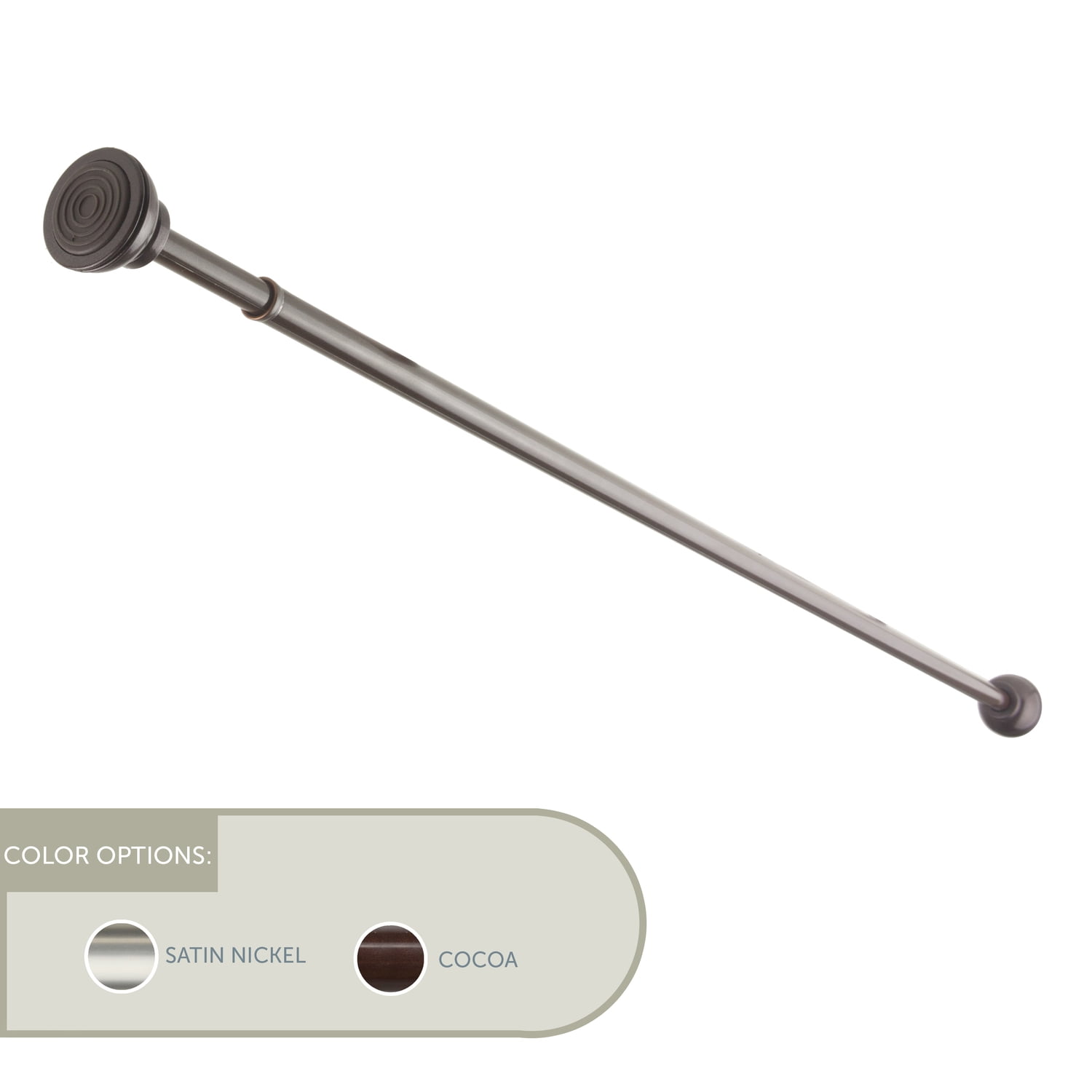 Domovina Decorative 7/16-inch Spring Tension Rod - Walmart.com