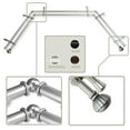thumbnail image 1 of Domovina Diane 13/16" Bay Window Double Curtain Rod-Color:Satin Nickel, 1 of 2
