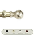 thumbnail image 1 of Domovina Emma 1" Single Curtain Rod-Color:Light Gold,Size:120"-170", 1 of 2