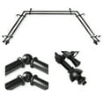thumbnail image 1 of Domovina Empire 13/16" Bay Window Double Curtain Rod-Color:Black, 1 of 2