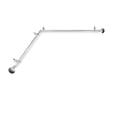 thumbnail image 1 of Domovina Eric 13/16" Corner Window Single Curtain Rod-Color:Satin Nickel,Size:28"-48", 1 of 2