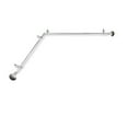 thumbnail image 1 of Domovina Eric 13/16" Corner Window Single Curtain Rod-Color:Satin Nickel,Size:66"-120", 1 of 2