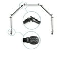 thumbnail image 1 of Domovina Garden 13/16" 5 Sided Bay Window Single Curtain Rod-Color:Black, 1 of 2