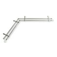 thumbnail image 1 of Domovina Gleam 13/16" Corner Window Double Curtain Rod-Color:Satin Nickel,Size:66"-120", 1 of 2