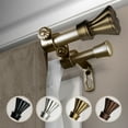 thumbnail image 1 of Domovina Hari 5/8" Double Curtain Rod-Color:Antique Gold,Size:48-84", 1 of 3