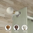 thumbnail image 1 of Domovina Hellen 1" Faux Wood Curtain Rod-Color:Pearl White,Size:120-170", 1 of 3