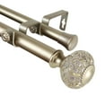 thumbnail image 1 of Domovina Hollyn 1-inch Double Curtian Rod-Color:Gold,Size:28-48", 1 of 2