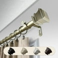 thumbnail image 1 of Domovina Juma 1" Single Curtain Rod-Color:Gold,Size:120-170", 1 of 3