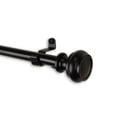 thumbnail image 1 of Domovina Katerina 7/16" Curtain Rod-Color:Black,Size:18-28", 1 of 3
