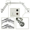 thumbnail image 1 of Domovina Lucy 13/16" Bay Window Double Curtain Rod-Color:Satin Nickel, 1 of 2