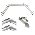 thumbnail image 1 of Domovina Morsel 13/16" Bay Window Double Curtain Rod-Color:Satin Nickel, 1 of 2