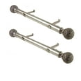 thumbnail image 1 of Domovina Pamela 1.5" Side Curtain Rod - Set of 2-Color:Satin Nickel,Size:12", 1 of 2