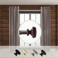 thumbnail image 1 of Domovina Pat 1 - inc  dia. Side Curtain Rod 12-20 inch long , Set of 2-Color:Mahogany, 1 of 2