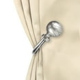 thumbnail image 1 of Domovina Phoebe Curtain Holdback Pair-Color:Satin Nickel, 1 of 2