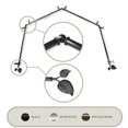 thumbnail image 1 of Domovina Plush 13/16" 4 Sided Bay Window Single Curtain Rod-Color:Black, 1 of 2