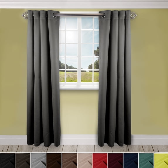 Domovina Premium Grommet Curtain-Color:Turquoise,Size:150" x 96"