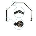 thumbnail image 1 of Domovina Raina 13/16-inch 5-Sided Bay WIndow Curtain Rod-Color:Black, 1 of 2